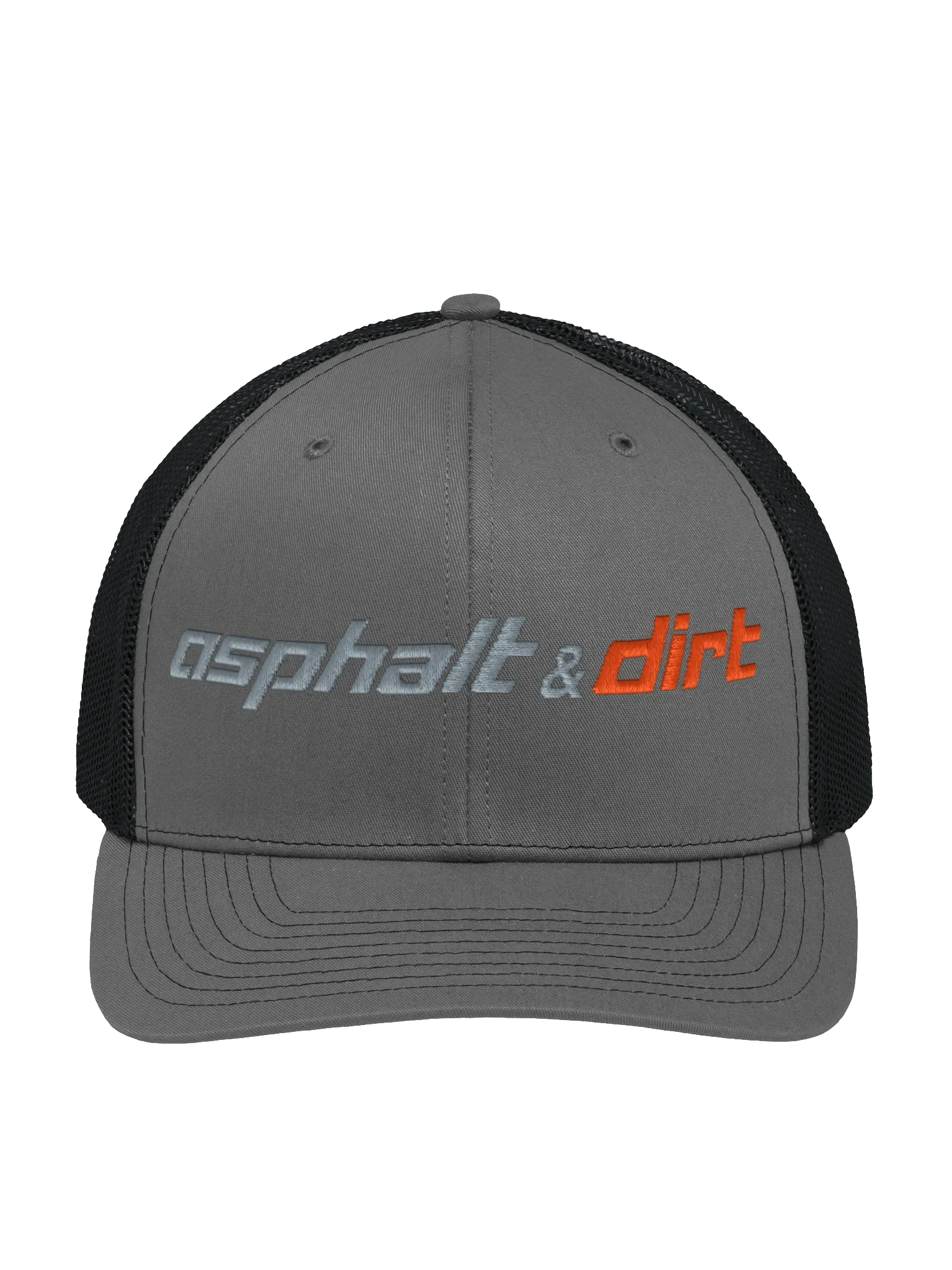 Wide Open Trucker — Charcoal/Black
