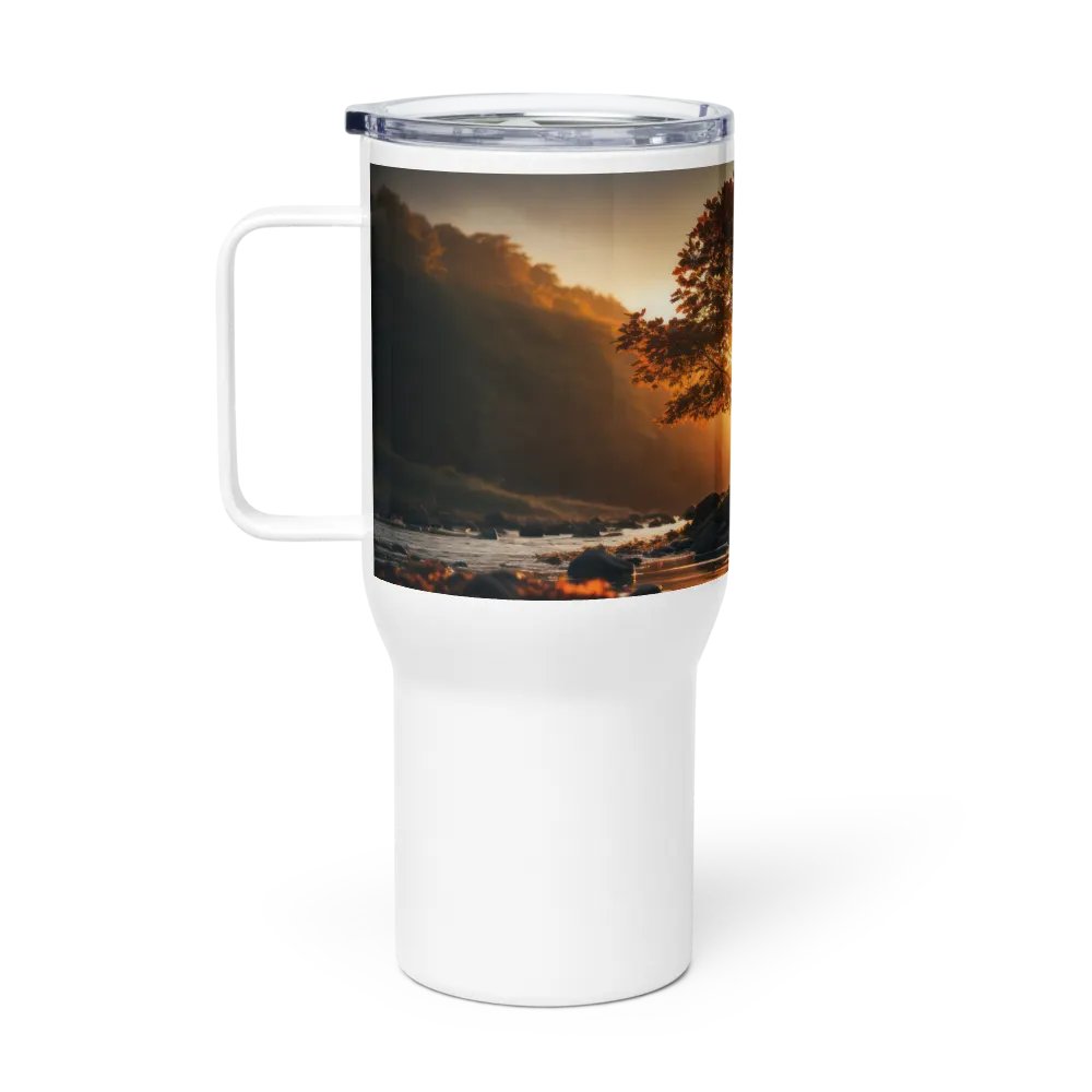 Sunrise Serenity Stainless Steel Travel Mug product image (2)