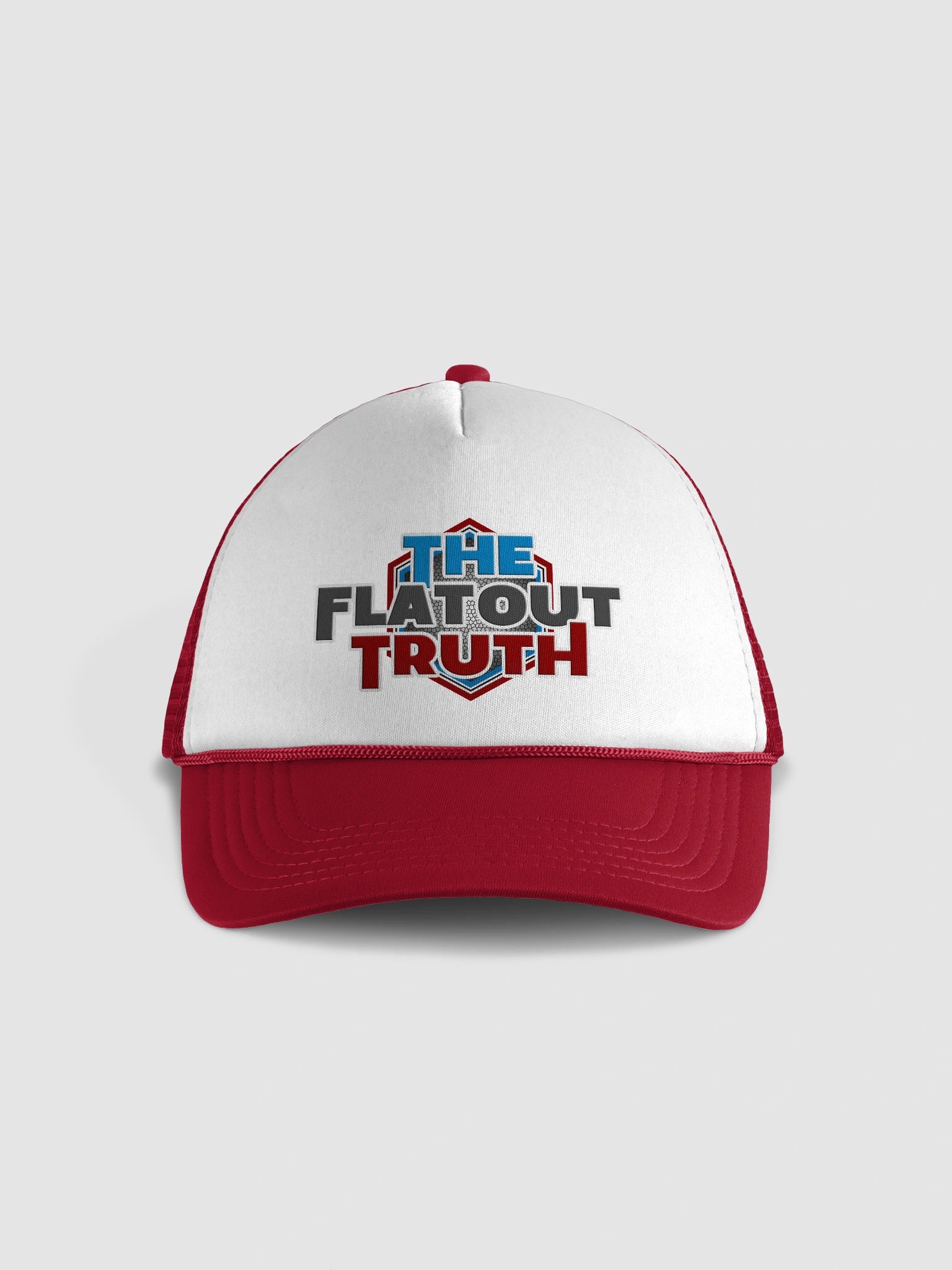 TFOT Foam Red Hex Snapback Trucker Hat product image (2)