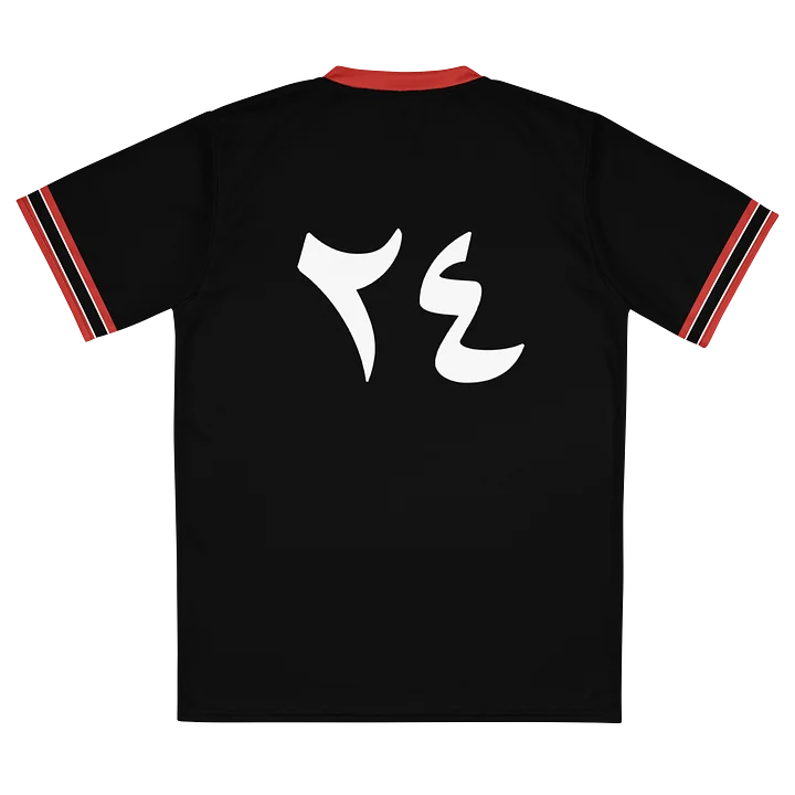 Palestine Arabic Unisex FC Football Black Soccer Jersey product image (2)