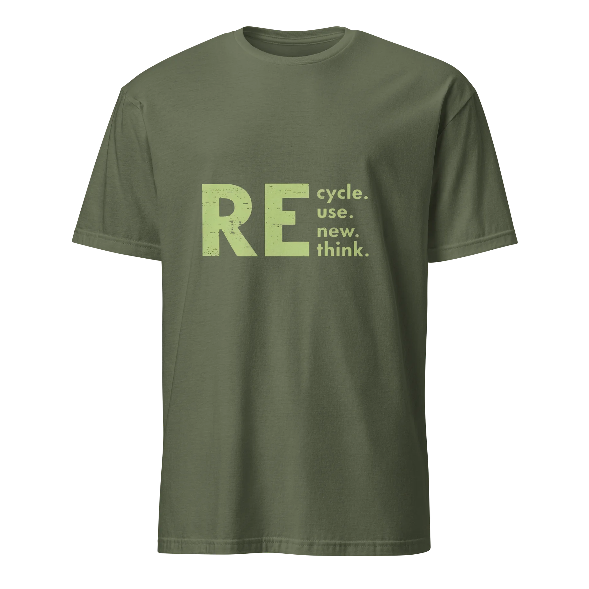 RE: Think Green – Cycle - Use - Renew Shirt product image (1)