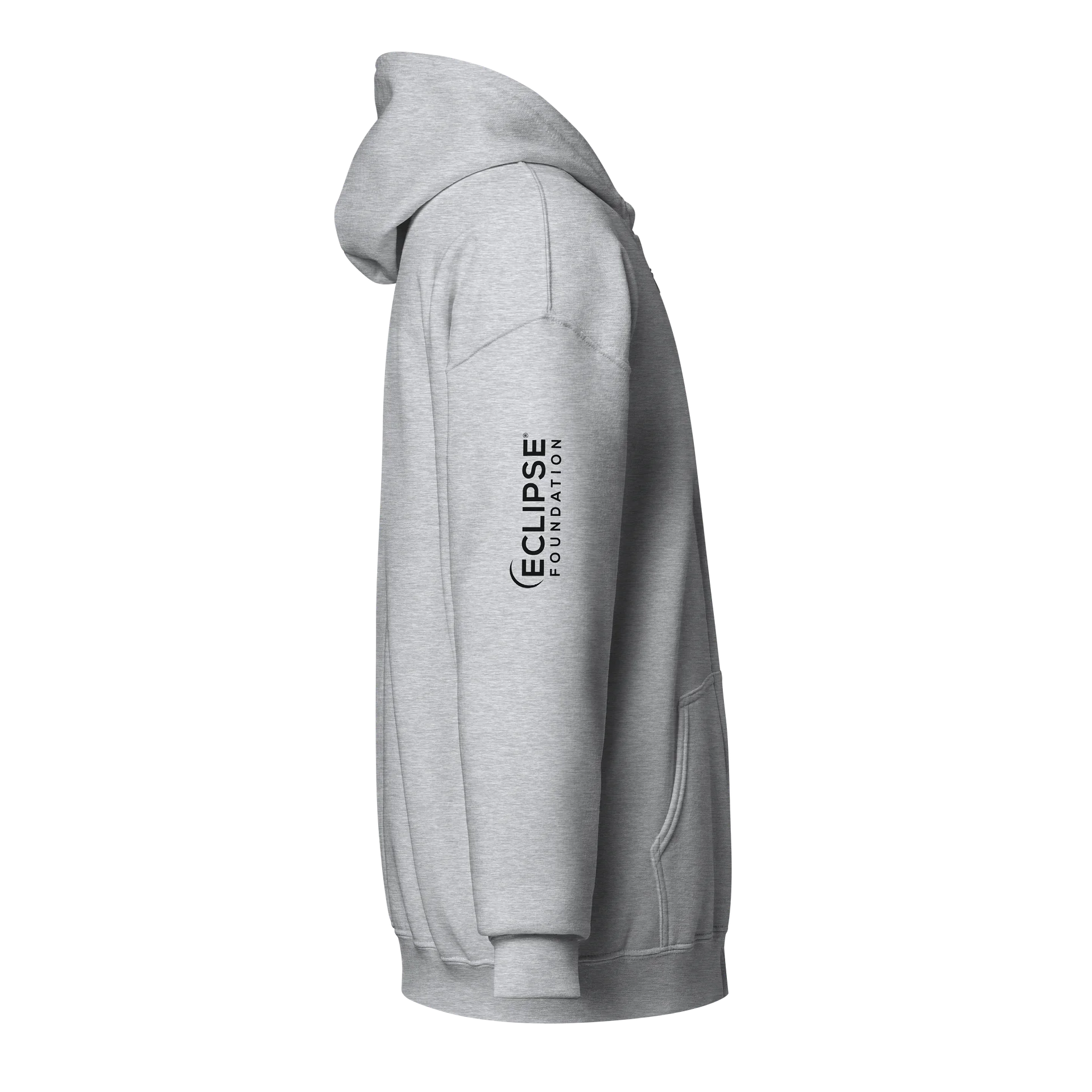 All Hands zipped hoodie, grey product image (6)