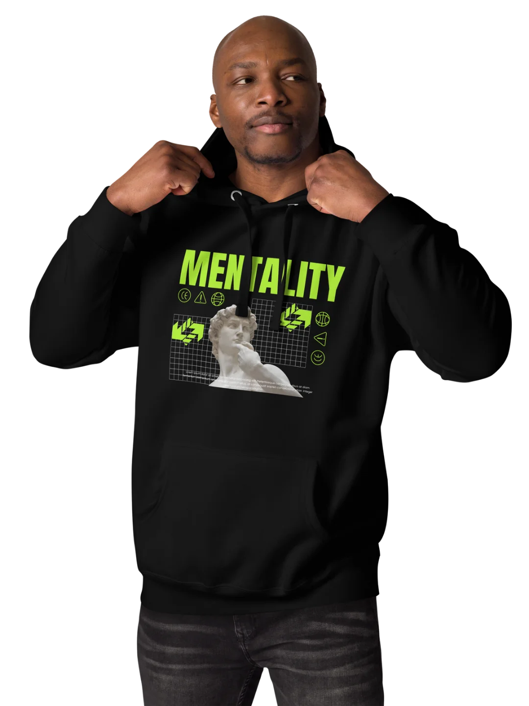 Mentality Vaporwave Statue Hoodie product image (3)