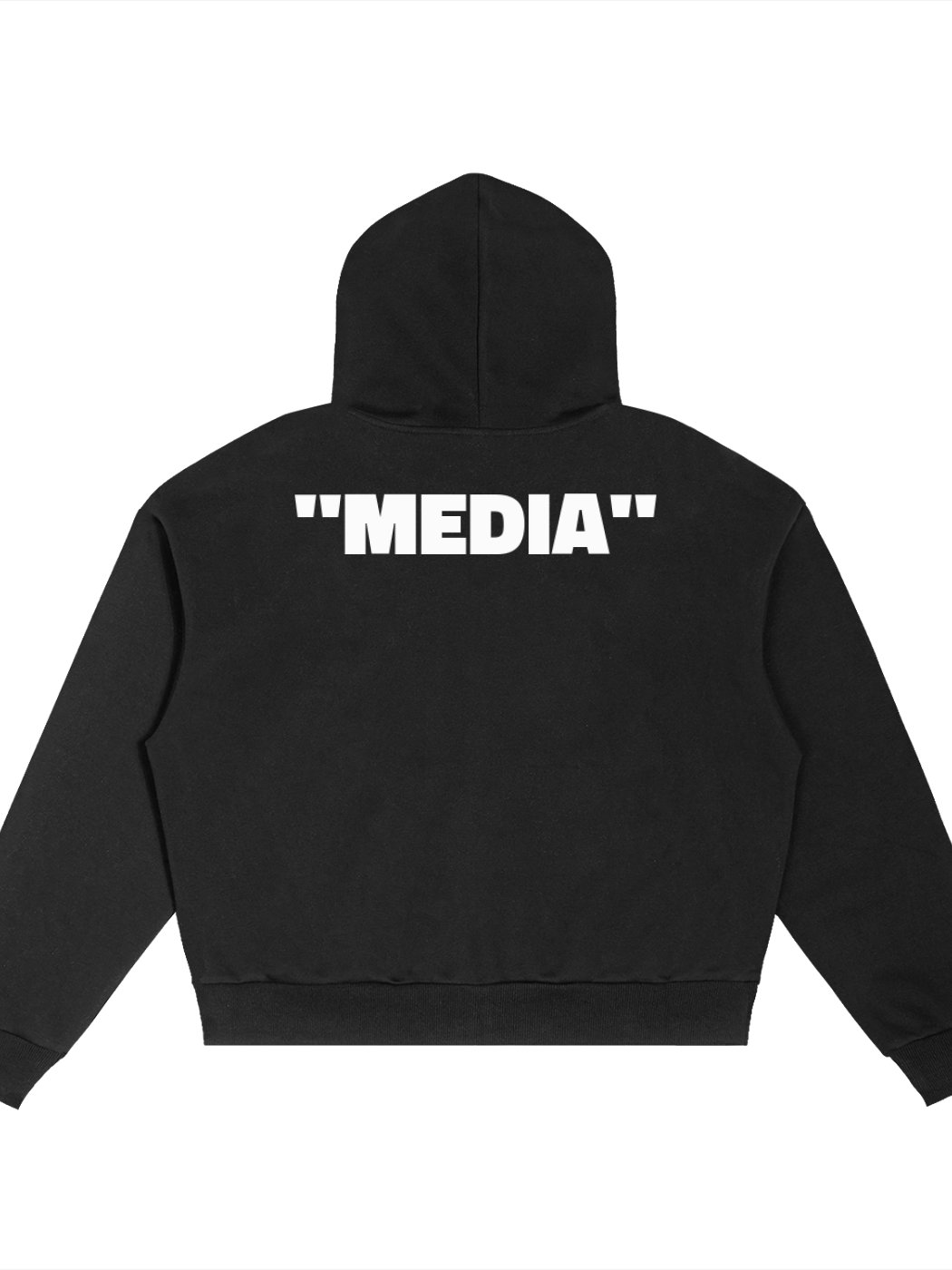Hikato Contrast Plaid Boxy Zip Hoodie product image (2)