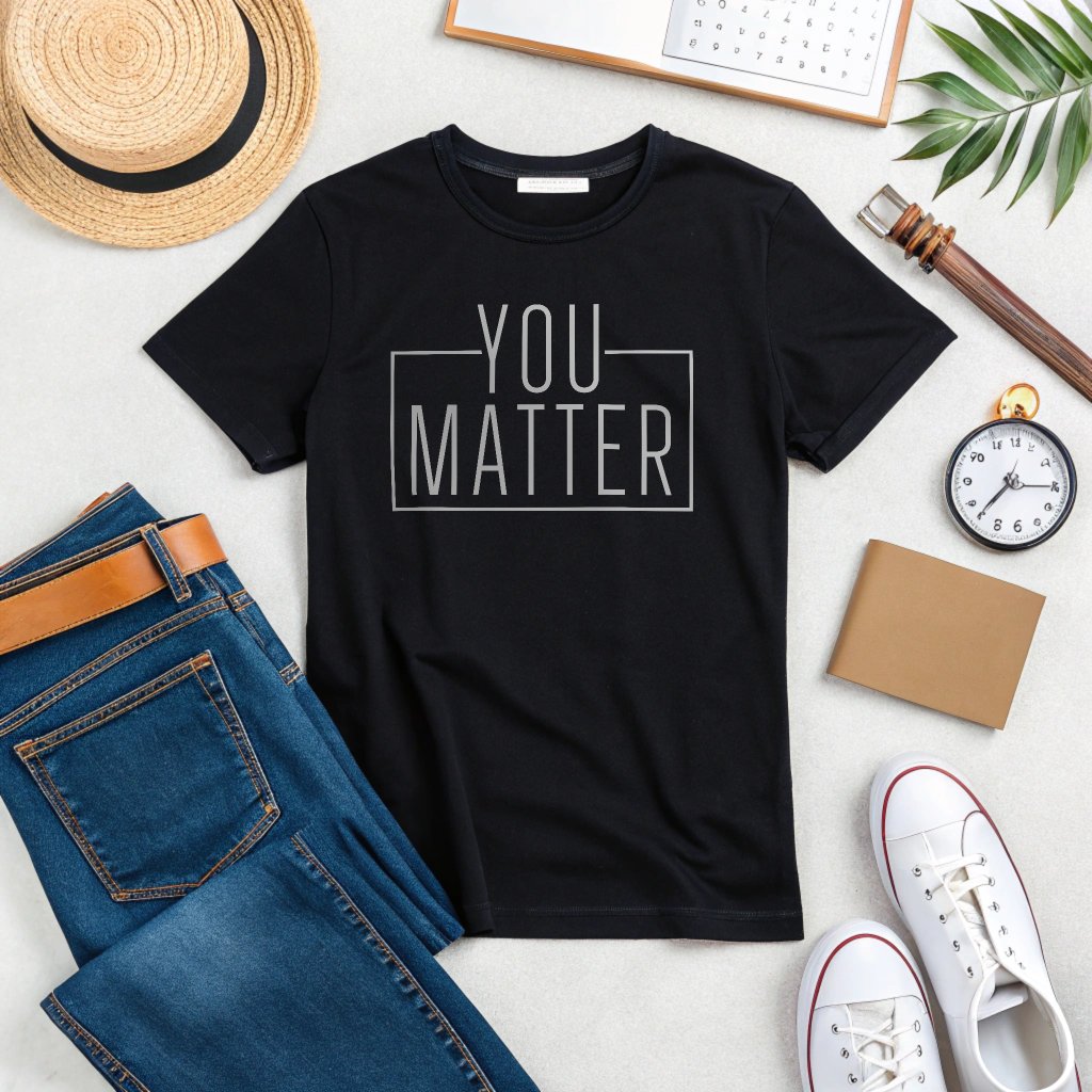 You Matter - Women's Black T-Shirt product image (2)