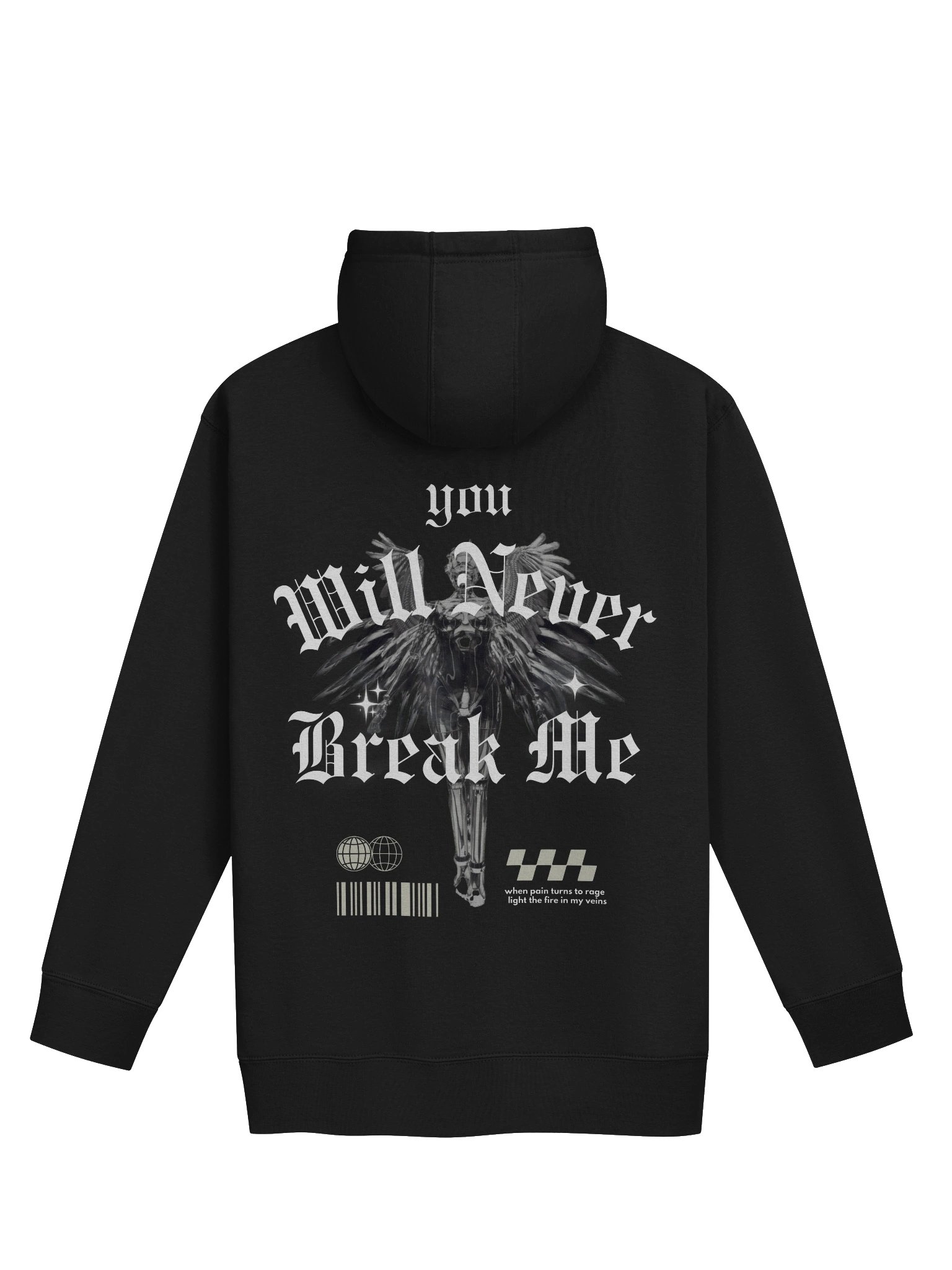 You Will Never Break Me Unisex Premium Hoodie product image (2)