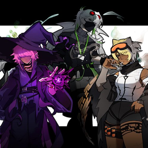 YAHOOO!!! Finished this gijinka set!! I’m finally free and can go have fun, get silly, you know the drill.

Got some practice...