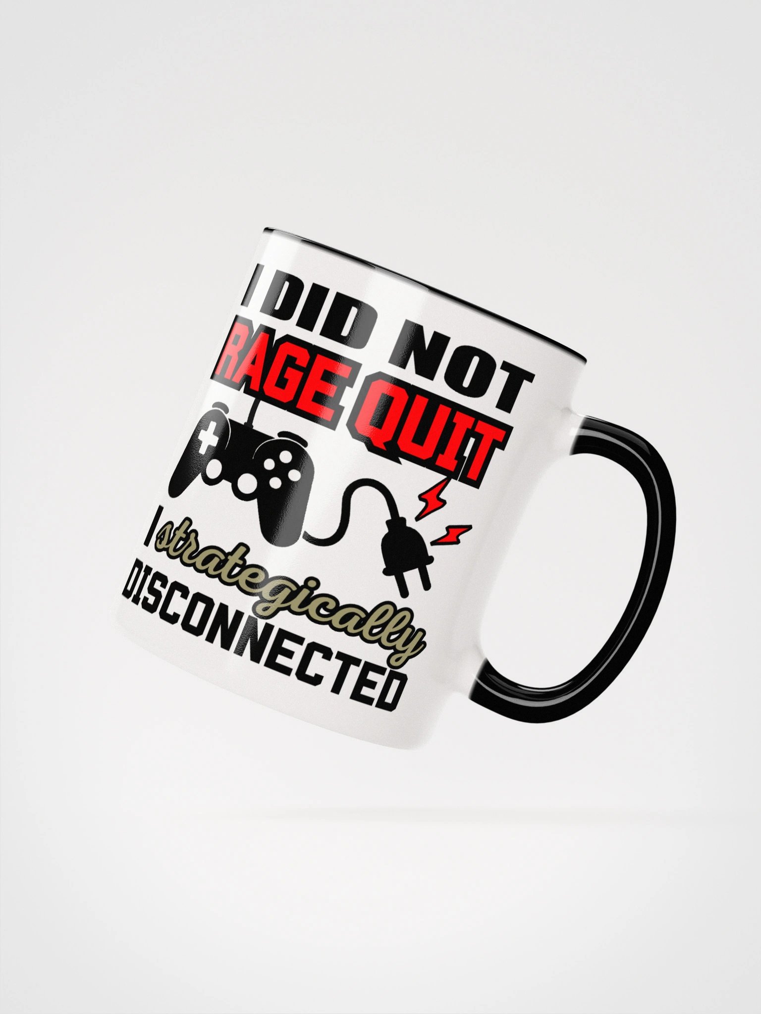 'Strategically Disconnected' Ceramic Mug with Colour product image (5)