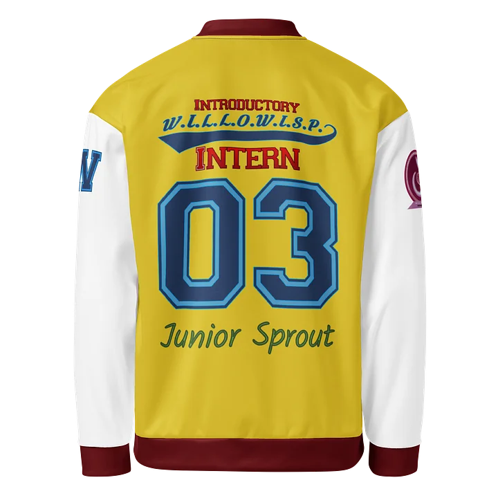 WILLOWISP Intern Varsity Jacket (yellow) product image (2)