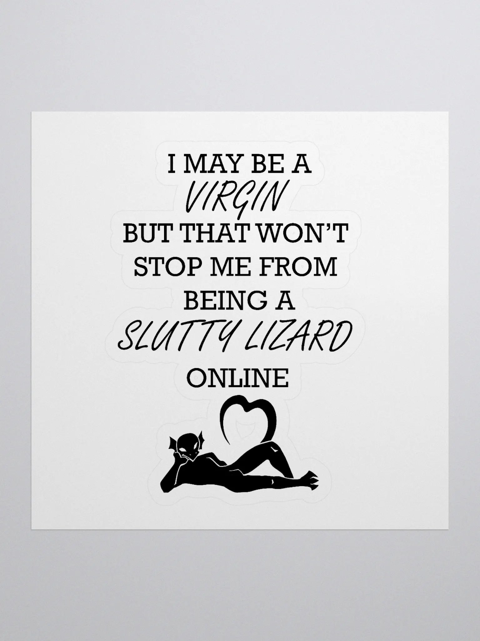 Slutty Lizard Sticker product image (1)