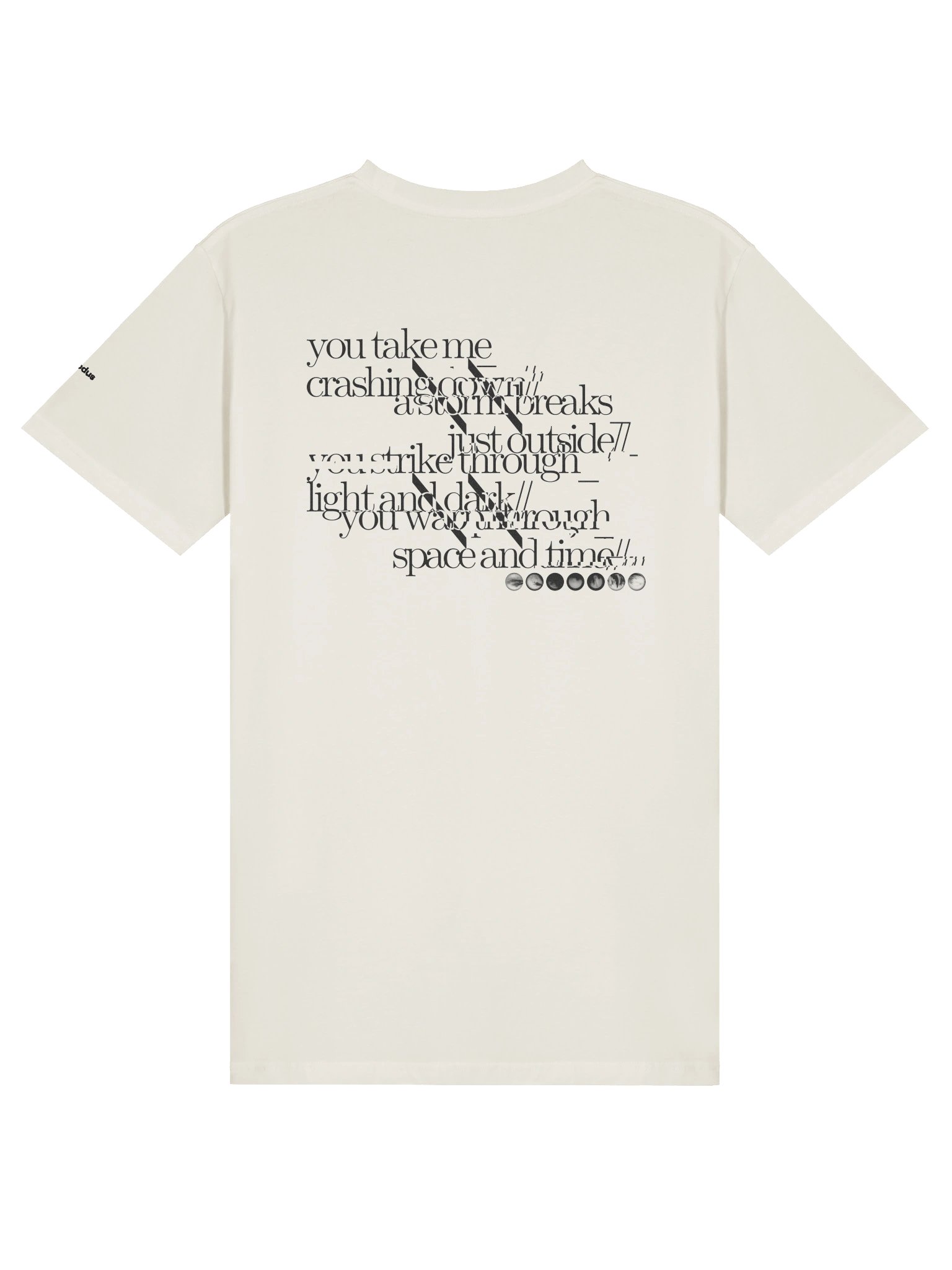through space and time// tee (light) product image (2)