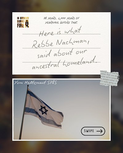 יום העצמאות שמח — Chag HaAtzmaut Sameach. 🇮🇱

78 years of the State. But the Jewish longing for this Land is far older than a...
