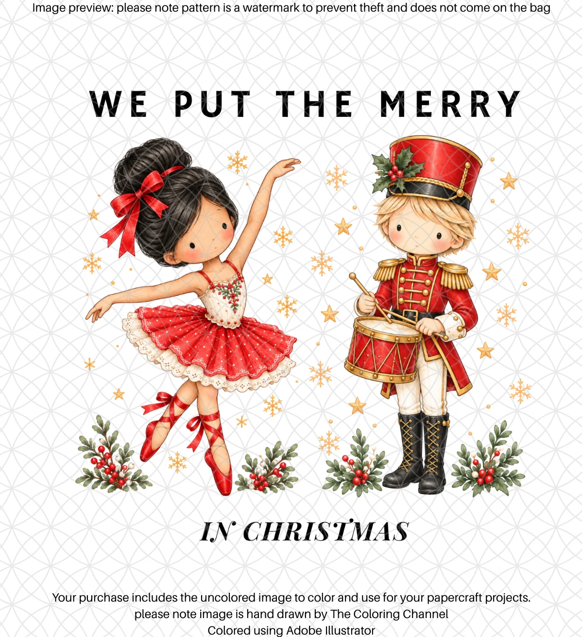 Organic Cotton Tote Bag - Merry In Christmas product image (4)