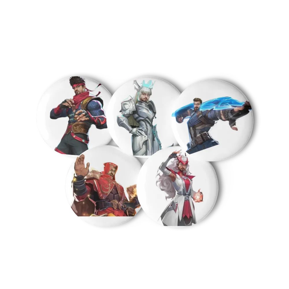 Nerd Avengers Button Set product image (2)