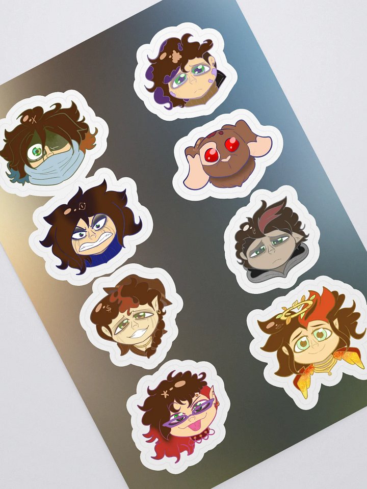 THE FIVE STAGES OF GRIEF BUT YOU'RE STILL ALIVE: Sticker Pack product image (1)