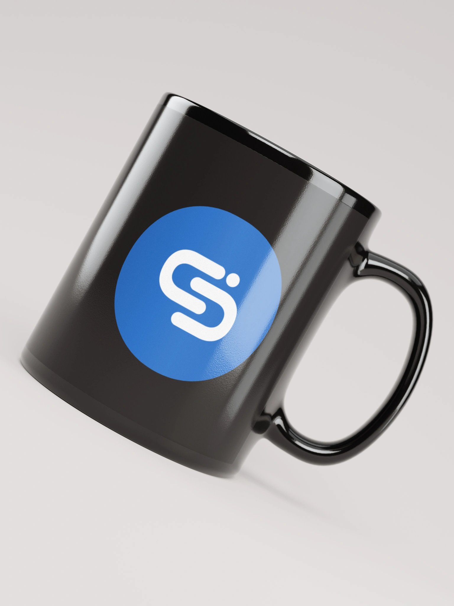 Imperial — Black Mug w/ Blue IS Logo product image (8)