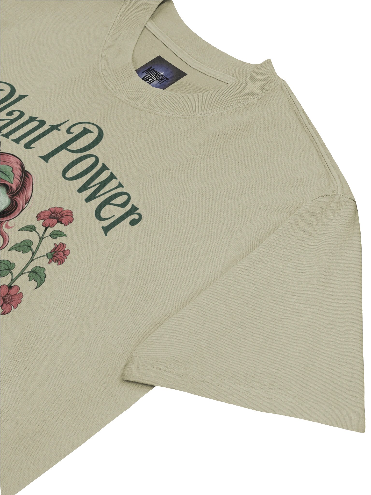 Verdant Dominion: Poison Ivy Plant Power Oversized Faded T-Shirt product image (7)