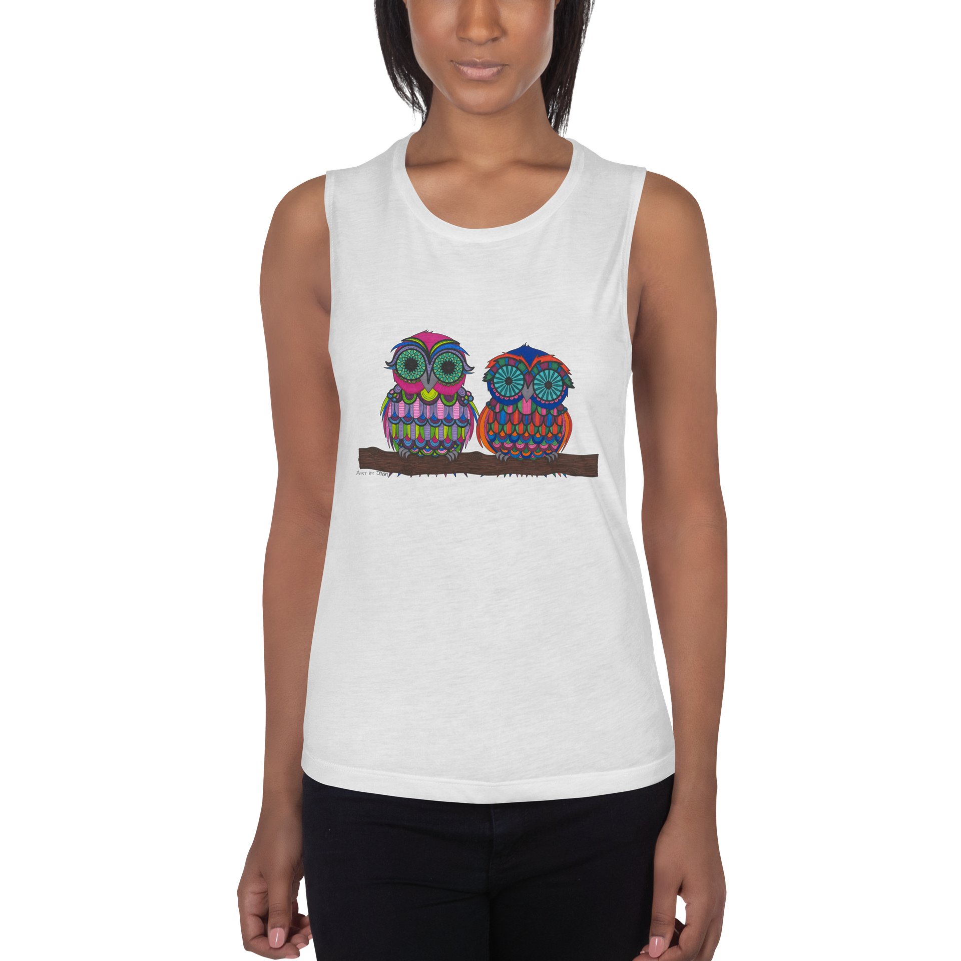 The Twins Owl Tank Top product image (1)