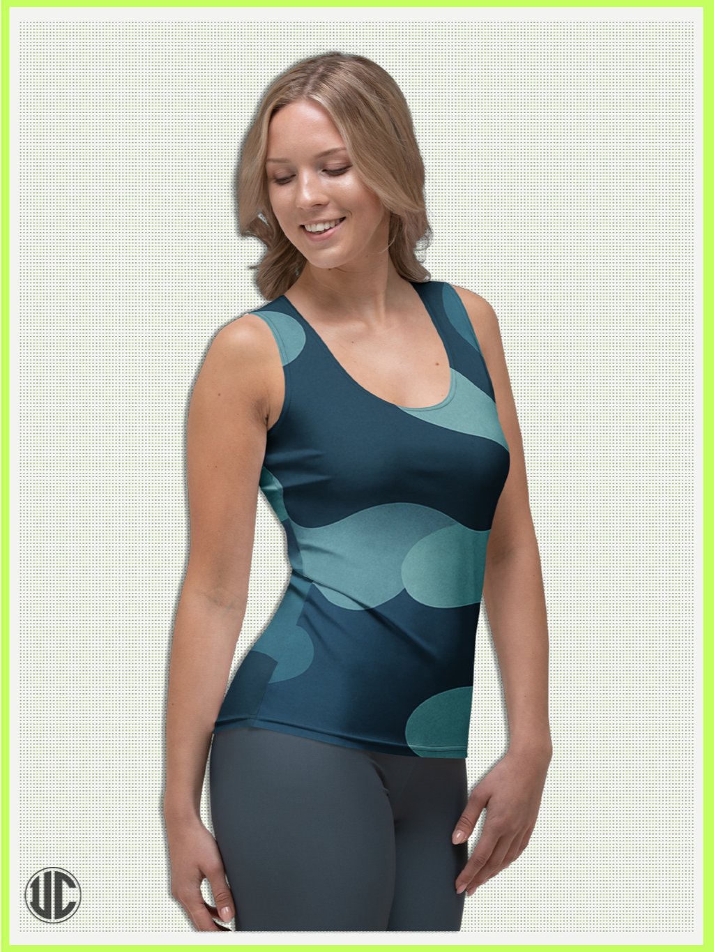Zahra’s Ocean Wave Camo – Women’s Tank Top product image (3)