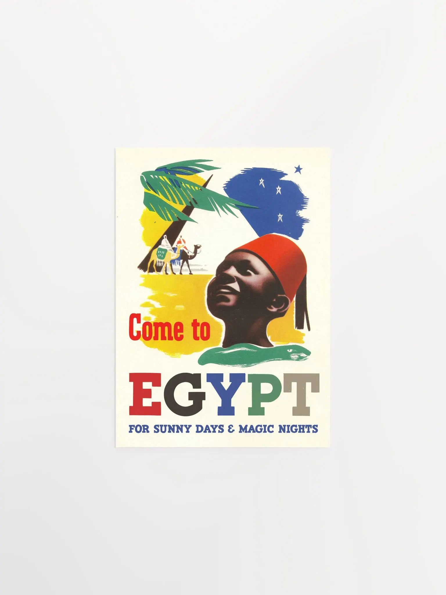 Come to Egypt, 1937 — retro vintage travel poster, retro travel art, retro travel wall art product image (6)