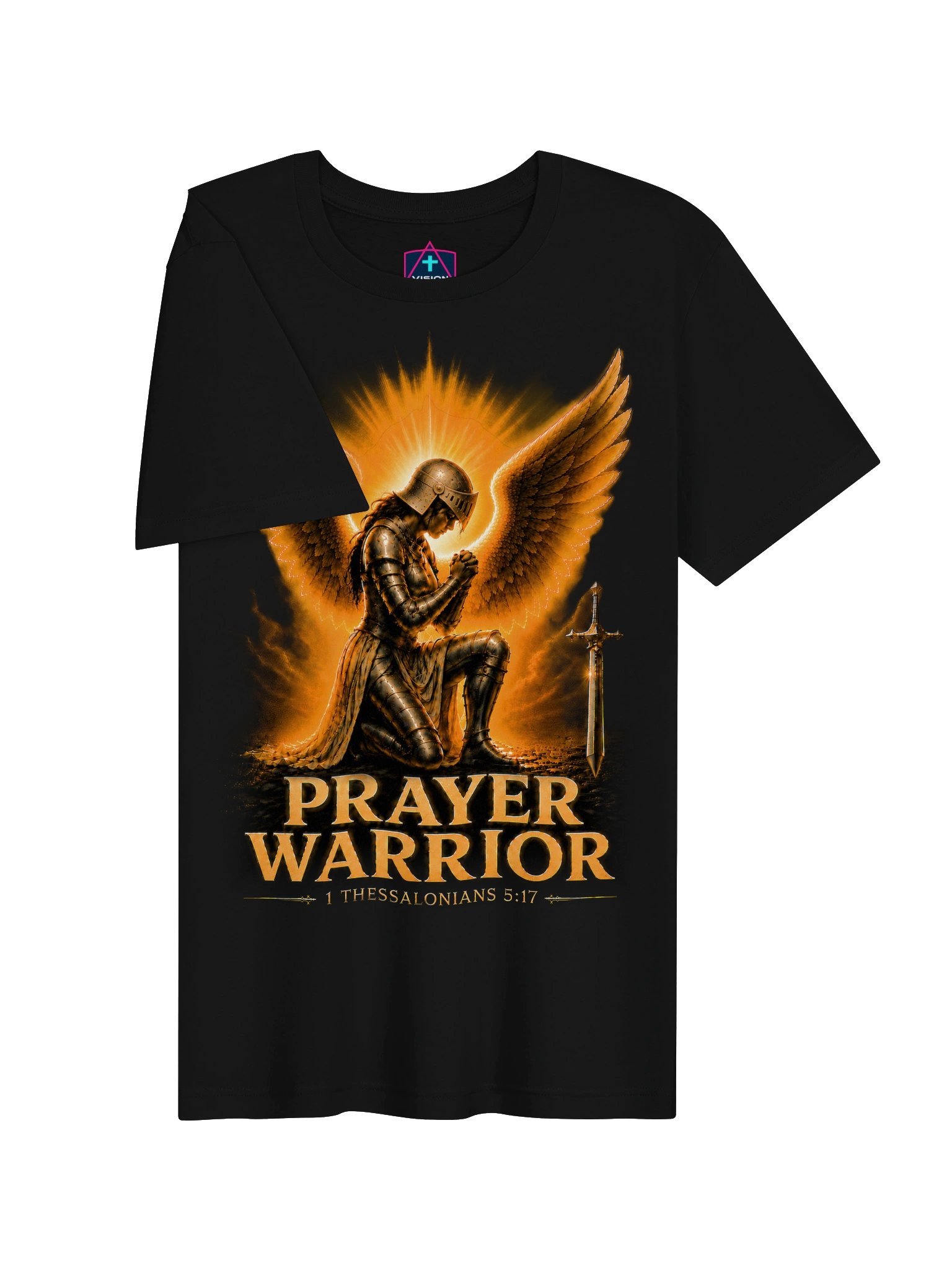 Prayer Warrior Woman - Christian Faith Tee product image (15)