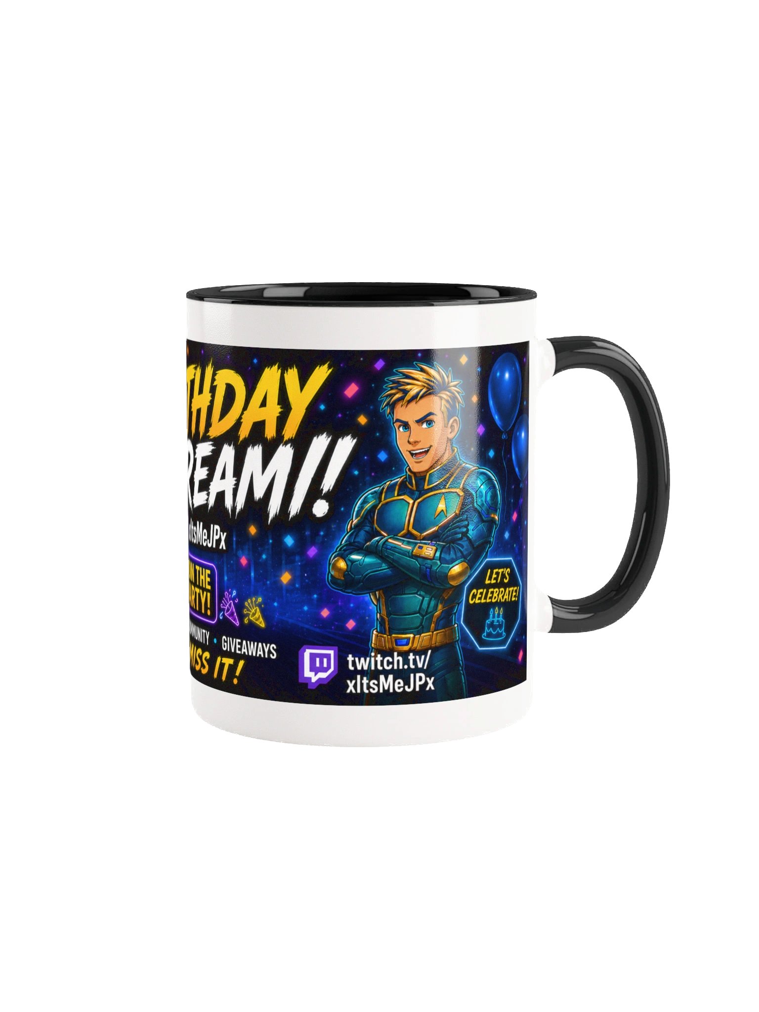 JP Bday Stream Mug product image (1)