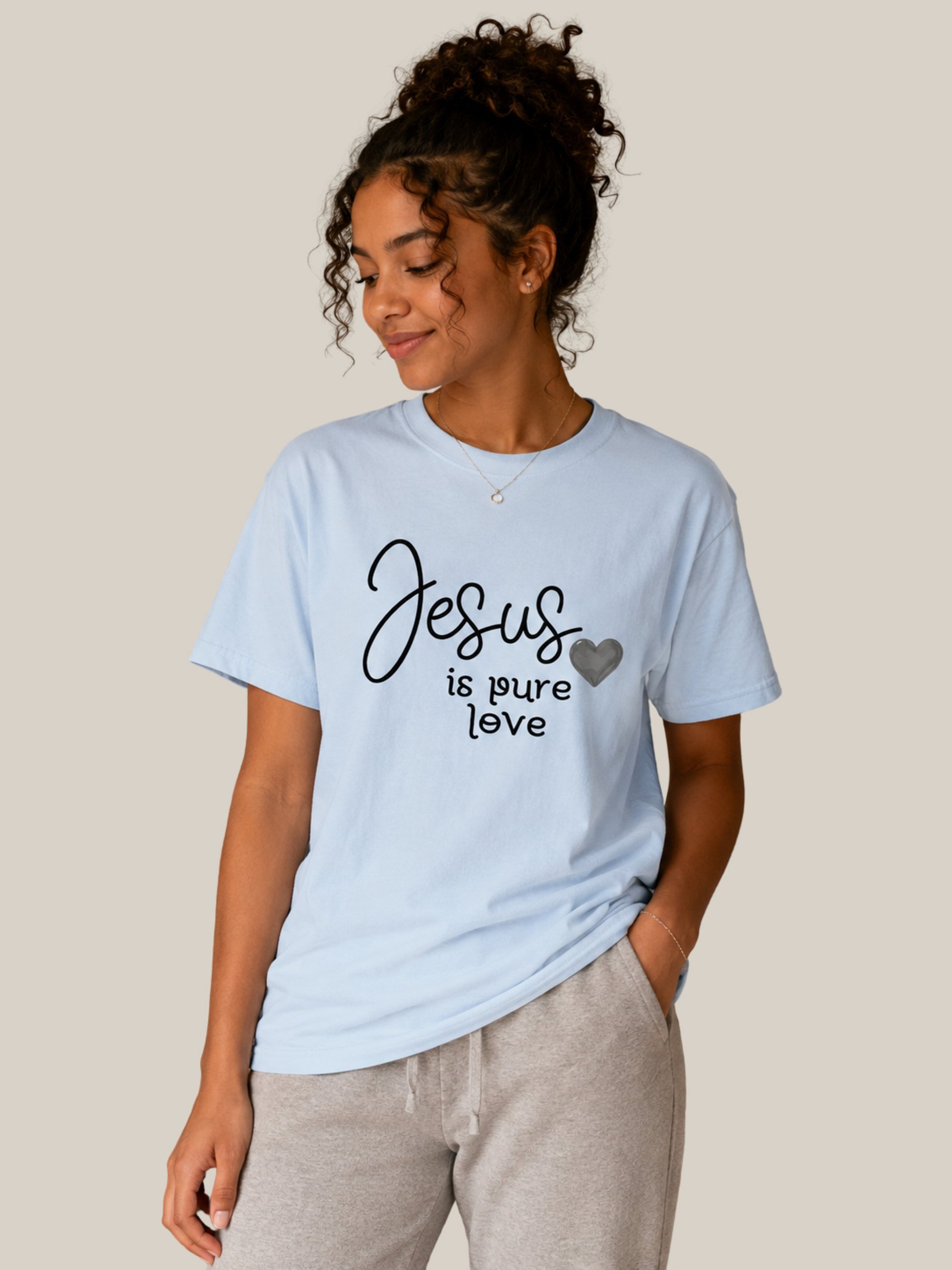 Jesus Is Pure Love Girls T-shirt product image (1)