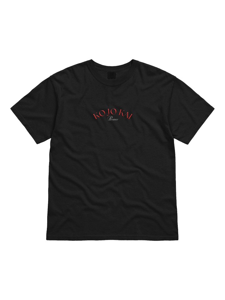 KJK Beaux Black Embroidered T-Shirt product image (1)