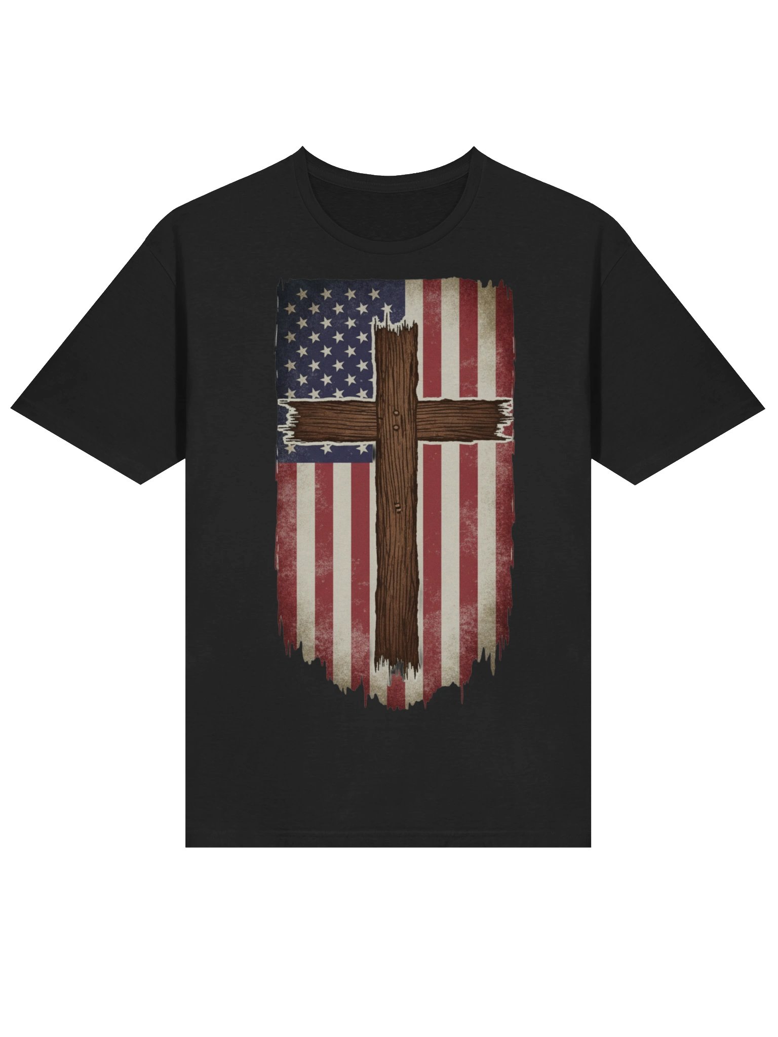 Patriot's Cross Flag T-Shirt product image (19)