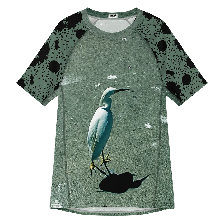Snowy Egret Men's Short Sleeve Rash Guard product image (1)