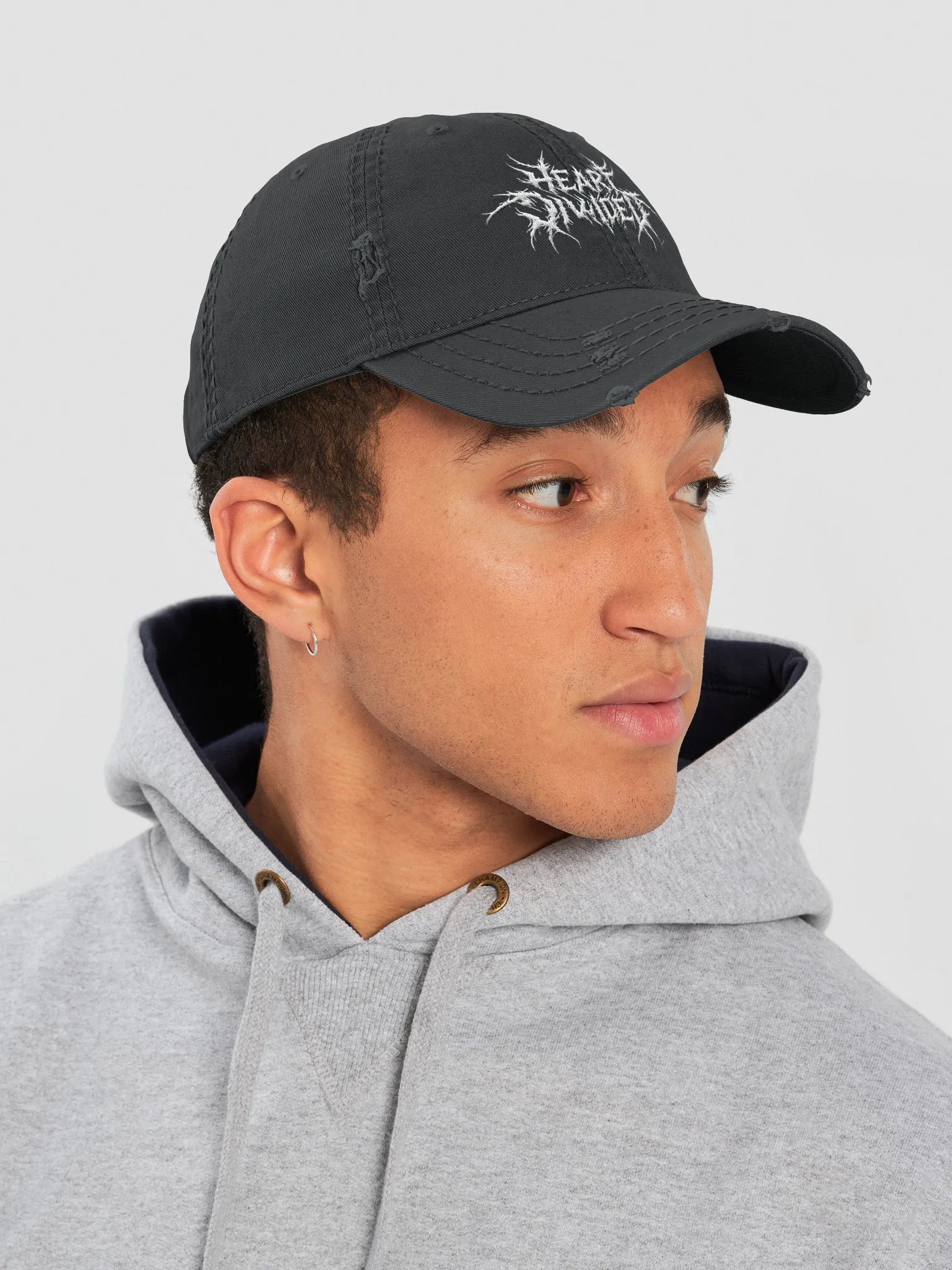 Heart Divided Distressed Logo Hat product image (7)