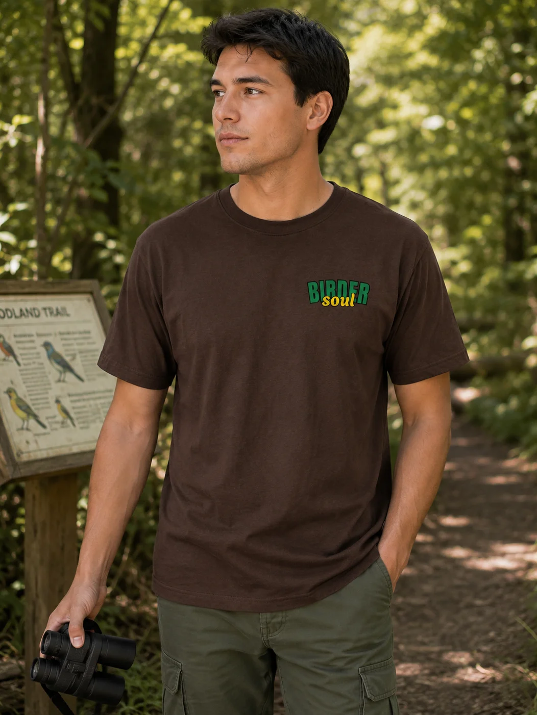 Birder Soul T-Shirt – Graphic Birdwatching Tee for Nature Lovers product image (2)