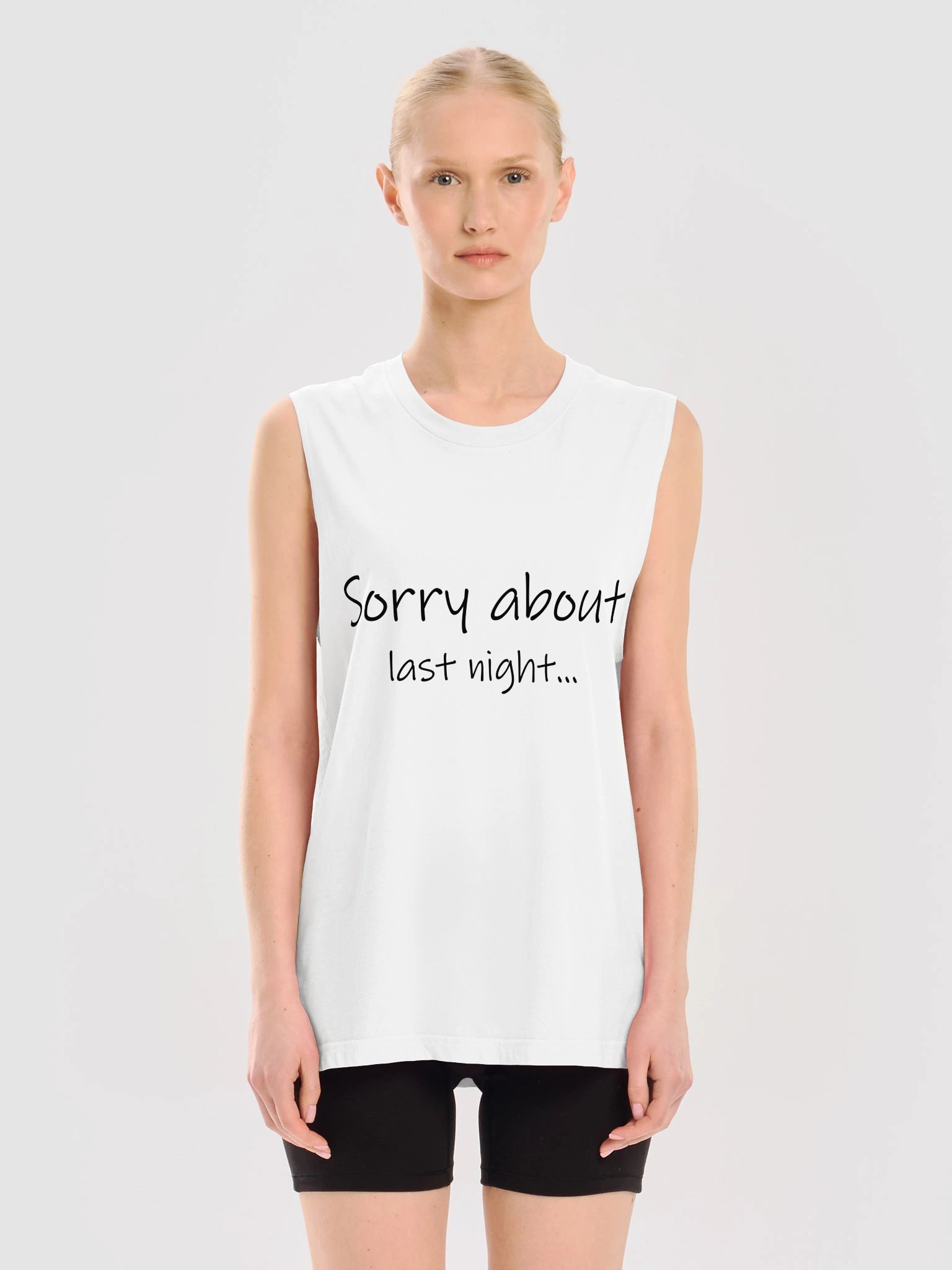Sorry About Last Night Muscle Tank product image (3)
