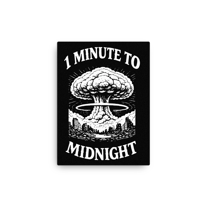1 Minute to Midnight - Thin Canvas Art product image (13)