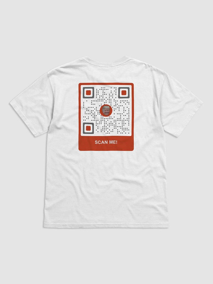 Trump Is Your President T-Shirt (Trump Face ON QR) product image (2)