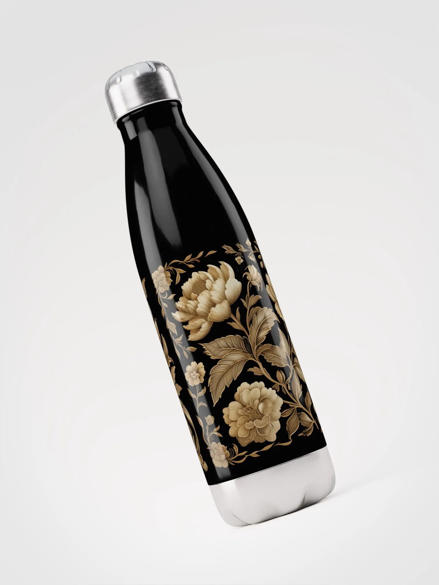Vintage Floral Stainless Steel Water Bottle product image (3)