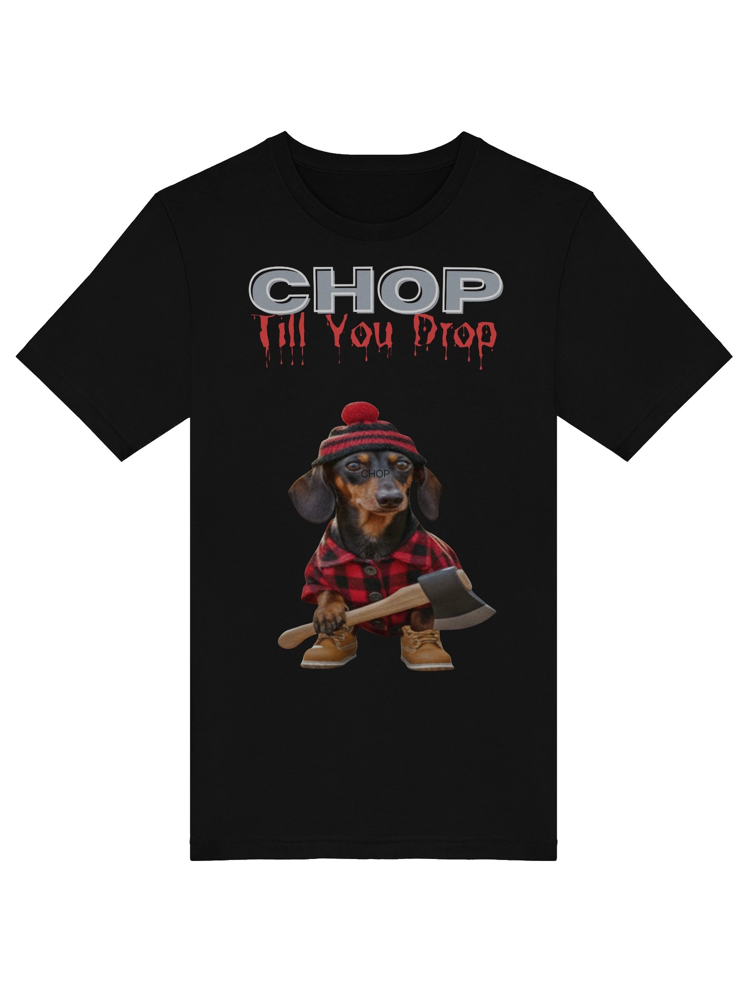 Chop Till You Drop Lumberjack Pup Tee product image (5)