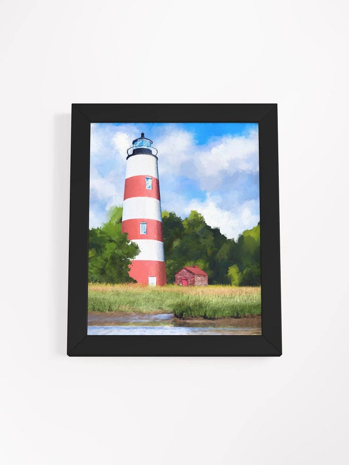 Sapelo Island Lighthouse – Georgia Coast Studio Framed Print product image (1)