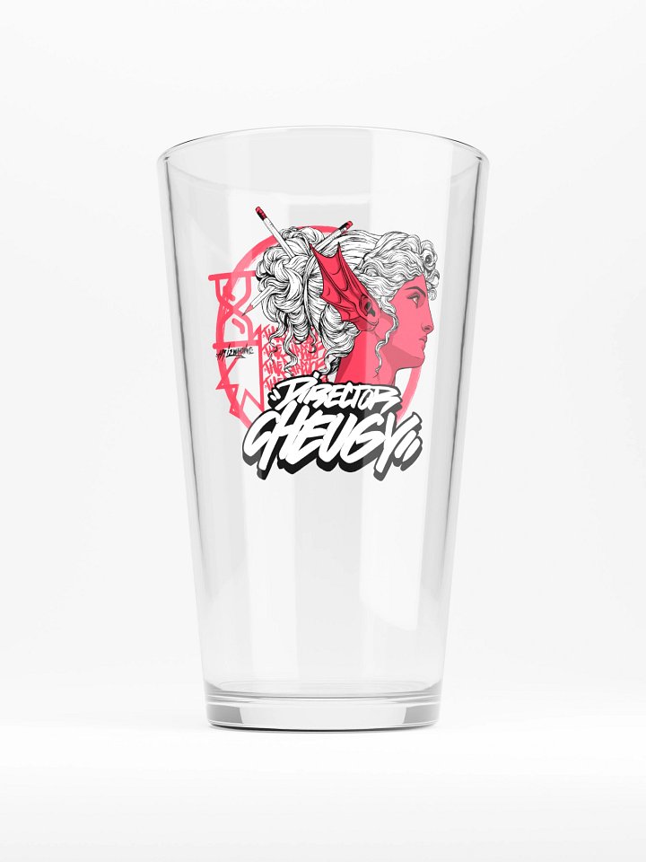 Bustin Pint Glass (Red) product image (1)