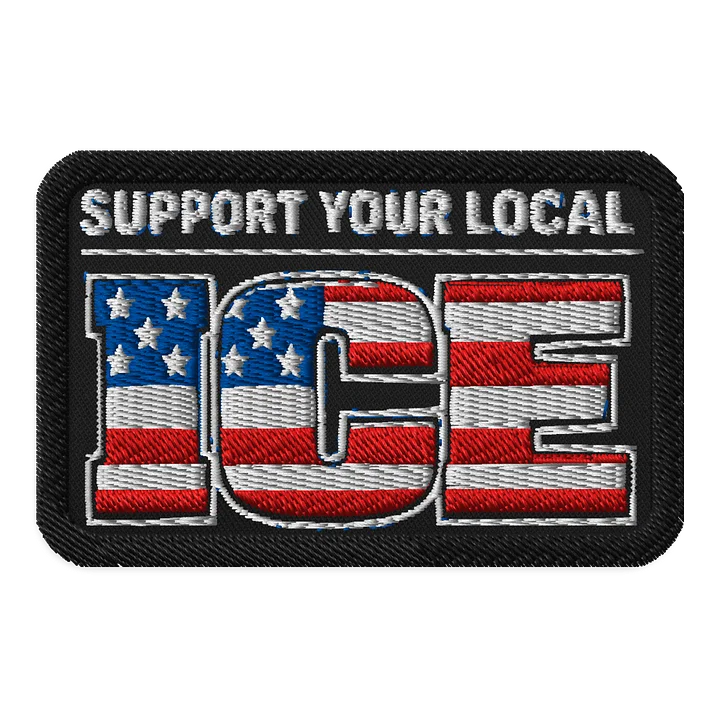 Support your local ICE - Embroidered Patch product image (1)