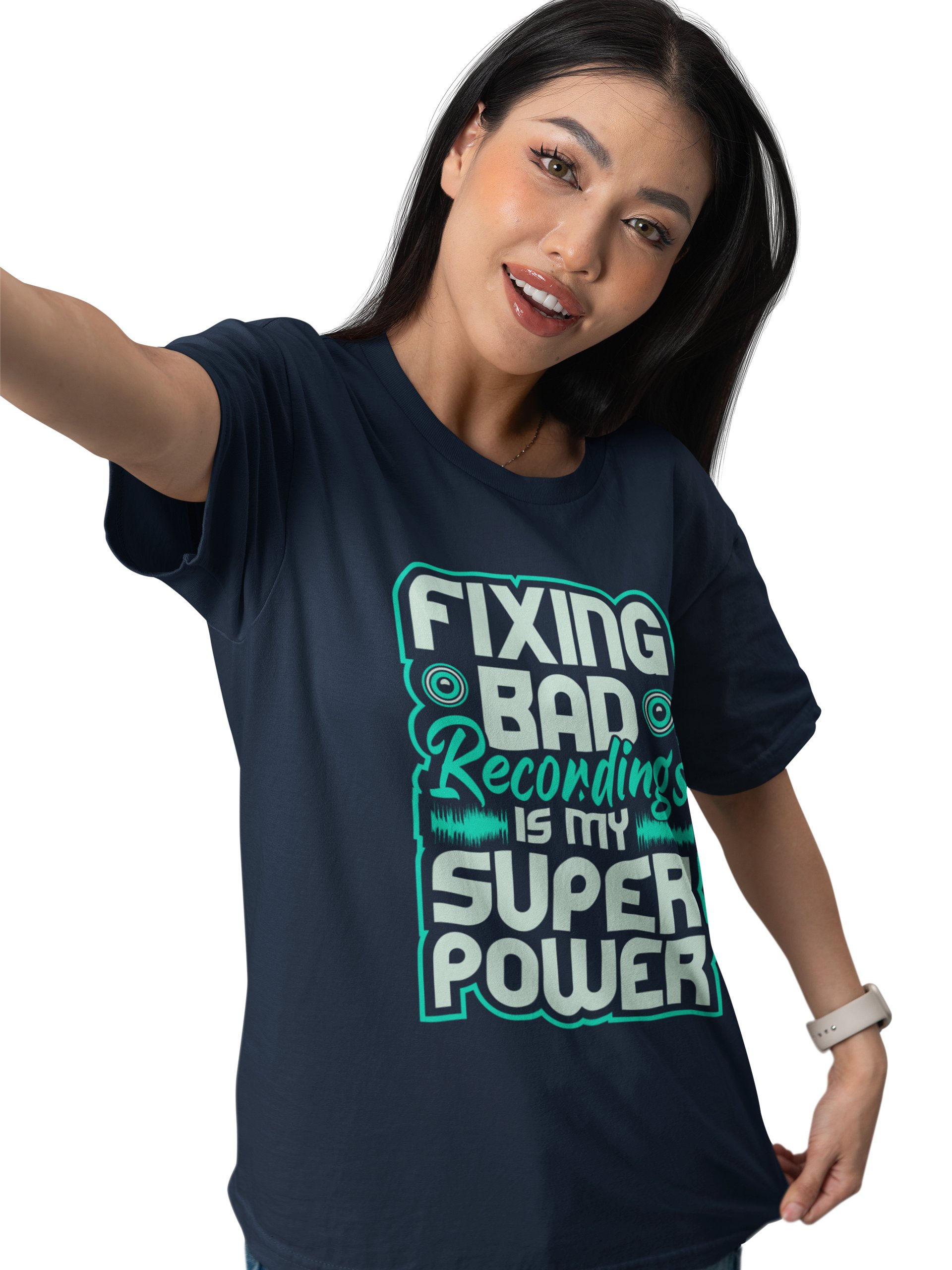 Fixing Bad Recordings Is My Superpower T-Shirt – Perfect for Sound Engineers and Audio Lovers product image (74)