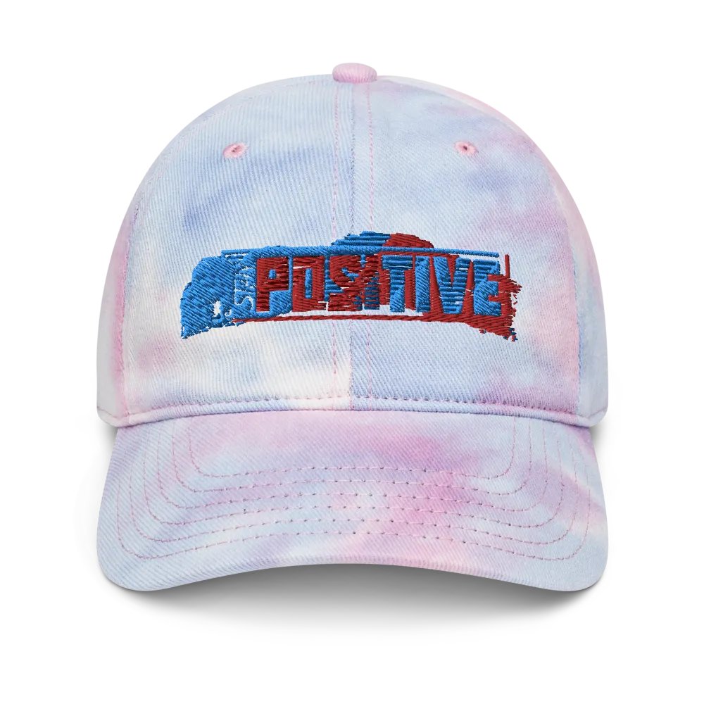 Stay Positive Tie-Dye Dad Cap product image (3)