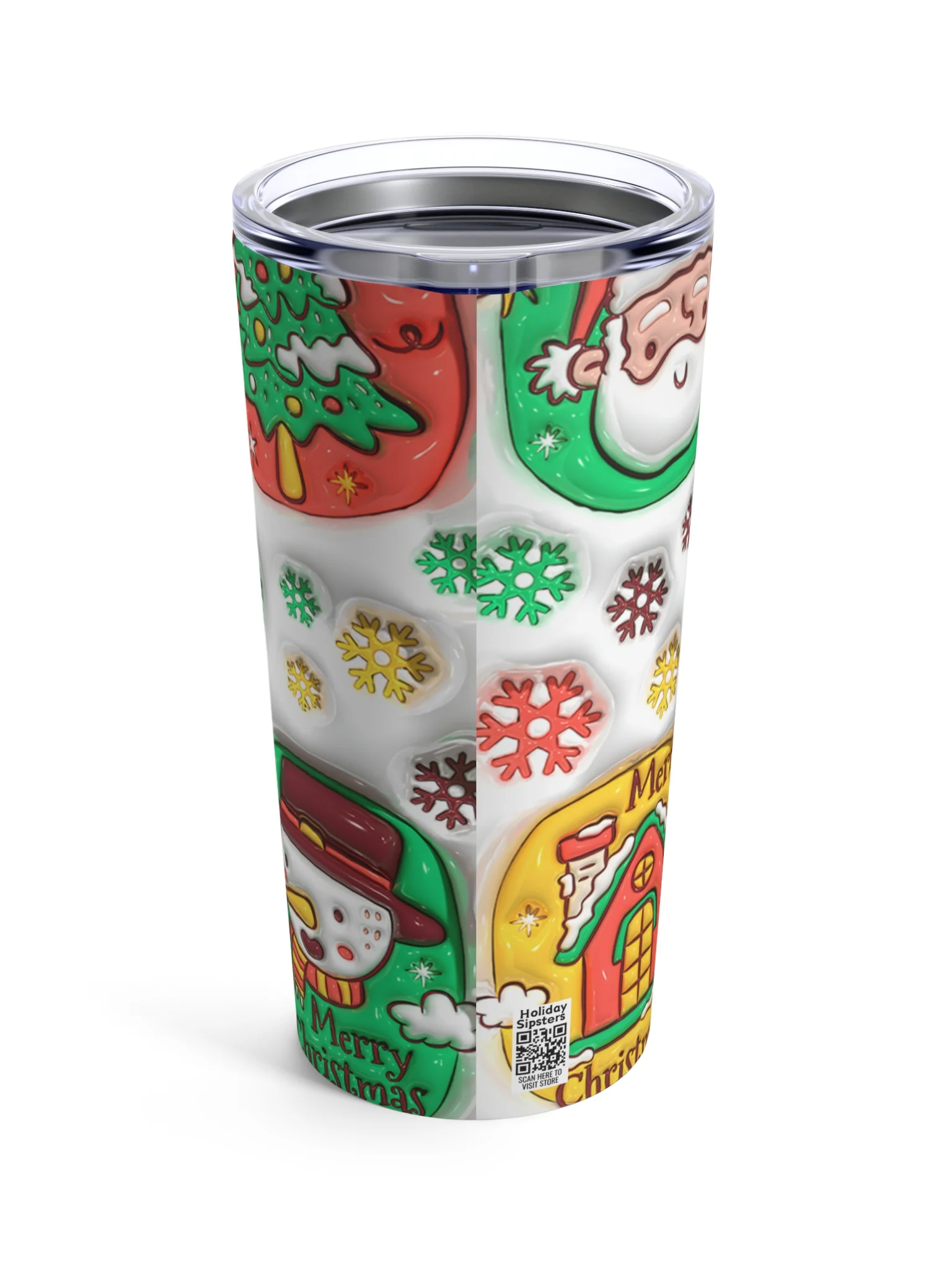 Cozy Christmas Holiday Stainless Steel Tumbler product image (3)