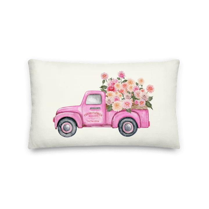 FRESH FLOWER DAHLIA TRUCK OFF WHITE product image (1)