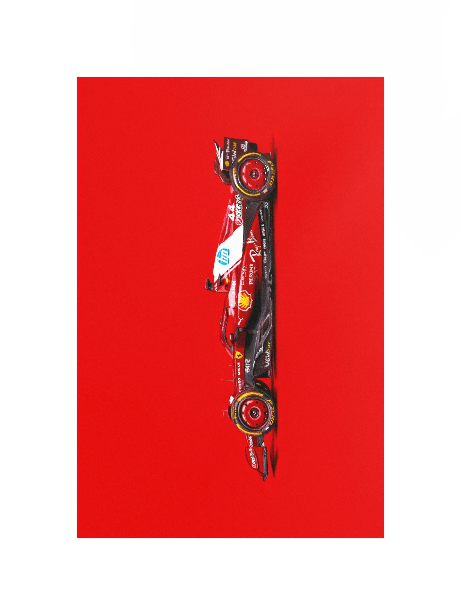 Ferrari SF-25 F1 - A3 Print product image (5)