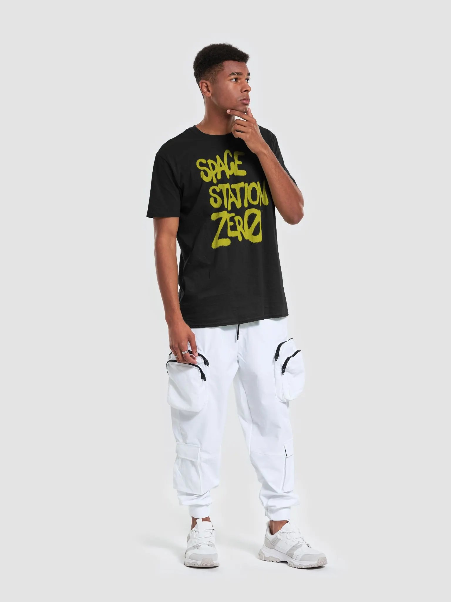 Space Station Zero - yellow logo shirt product image (3)