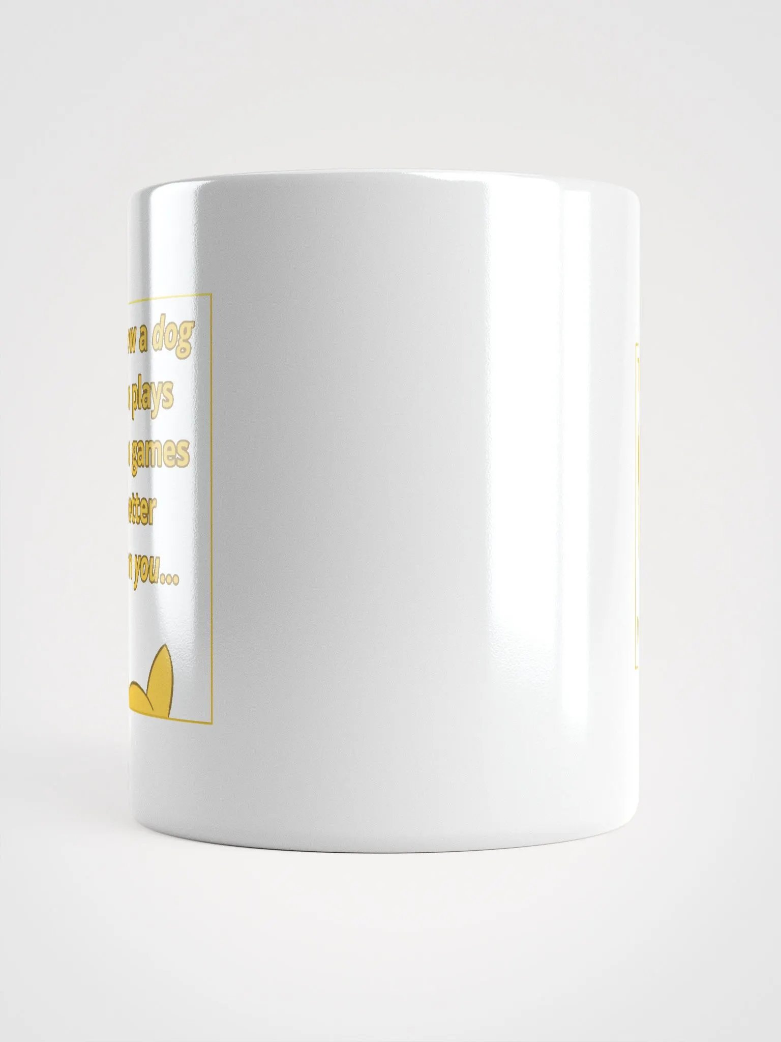 Doopsters - I know a Dog Gamer - White Glossy Mug product image (6)