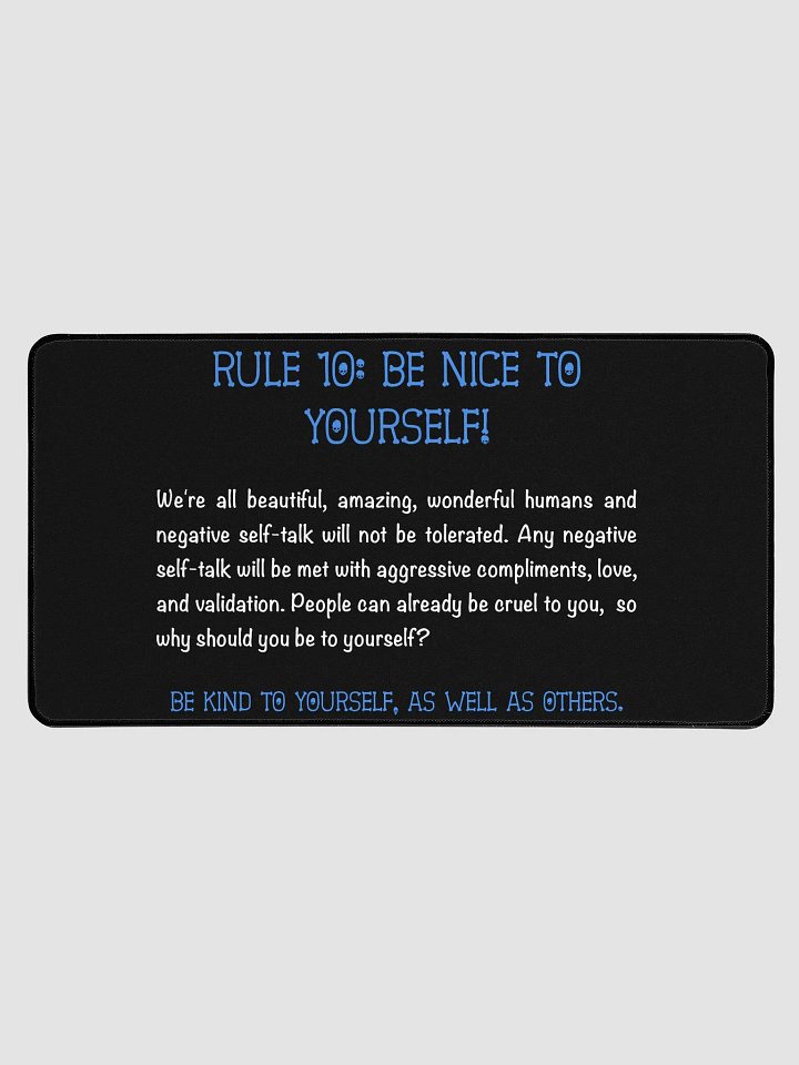 Rule 10 Mousepad product image (1)