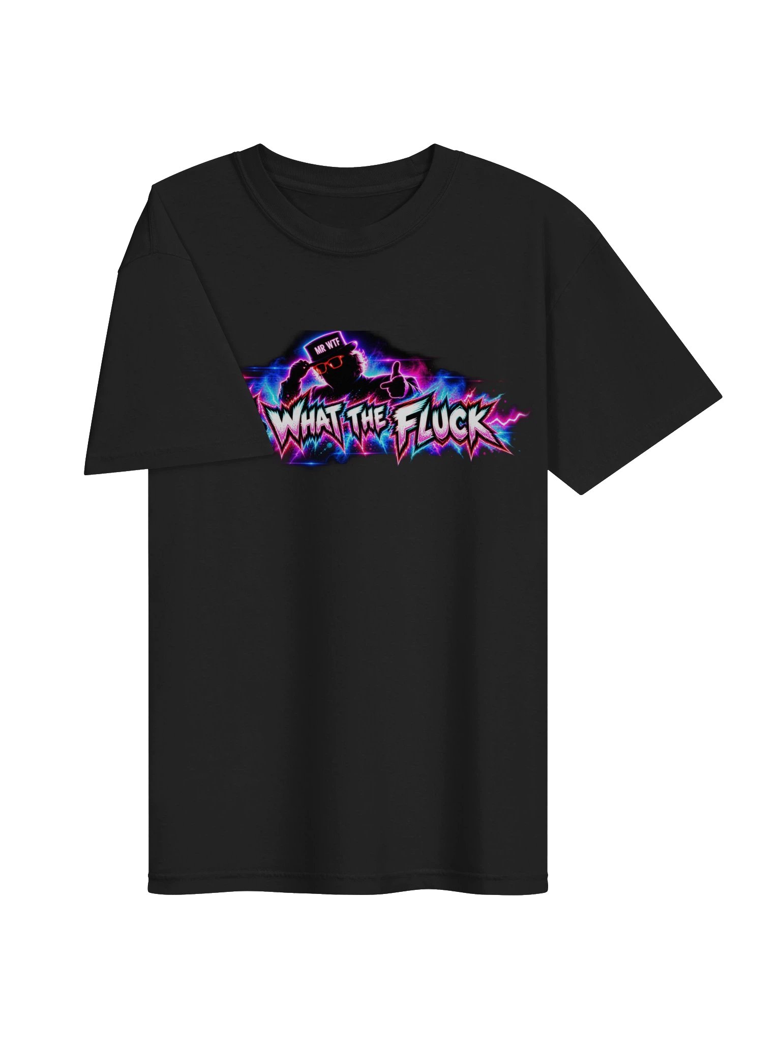 MR. WHAT THE FLUCK T-Shirt - Black product image (2)