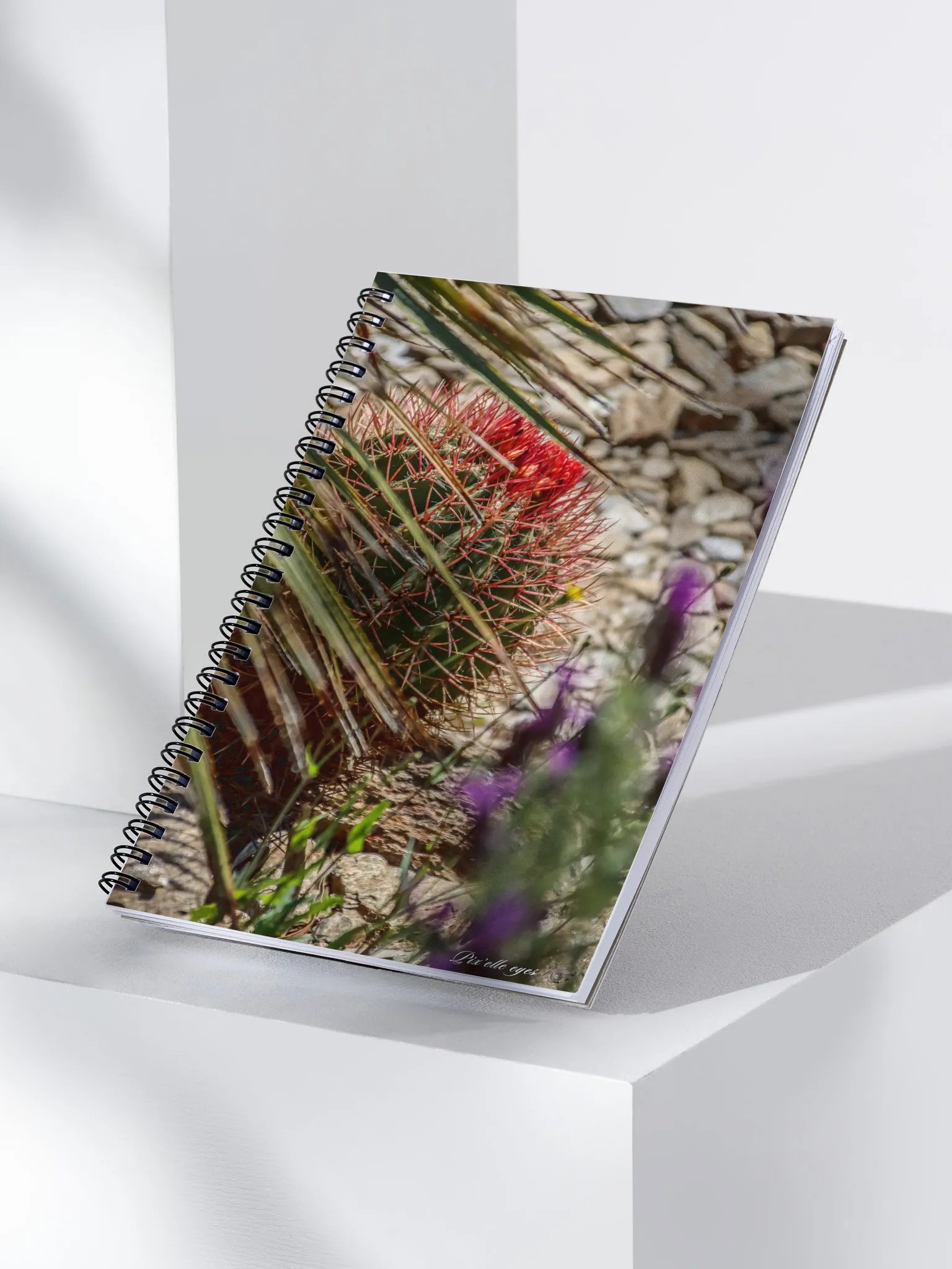 📘 Notebook Collection PURE – Jardin du Rayol – Cactus feu product image (3)